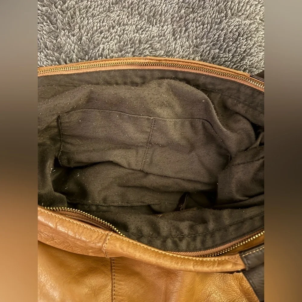 VALENTINA Brown Leather Shoulder Bag